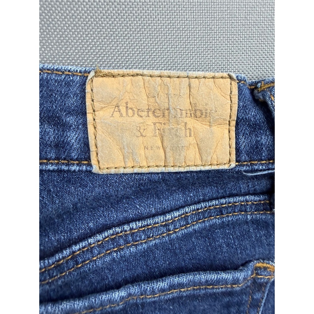 Abercrombie & Fitch Skinny Jeans Womens Blue Perfect Stretch Denim 25x31 - Picture 3 of 8